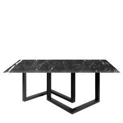 Tavolo da pranzo Zannone Nero Marquina*La Sartoria del Marmo by Lombardi Marmi Sale