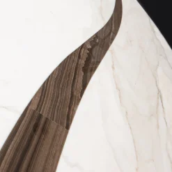 Tavolo Foglia con piano in marmo di Carrara*VGnewtrend Best