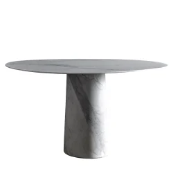 Tavolo in marmo bianco a motivo solido*Luce Di Carrara Hot