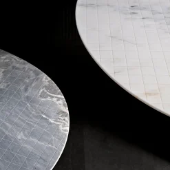 Tavolo in marmo bianco a motivo solido*Luce Di Carrara Hot