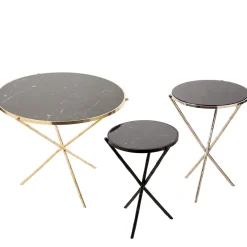 Tavolo in marmo grande Bamboo N°3*Bronzetto Best