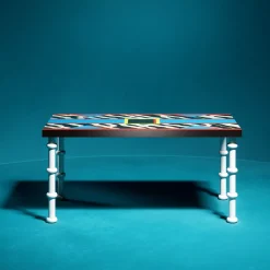 Tavolo Madras di Nathalie Du Pasquier - Milano*Memphis New