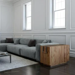 Tavolo portabottiglie in legno d'ulivo Brandy*Disegnopiù Outlet