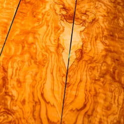 TAVOLO PORTOFINO RETTANGOLARE GLASS&WOOD IN LEGNO D'ULIVO*VGnewtrend Clearance