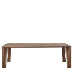 Tavolo rettangolare in legno di noce Canaletto Super Twist*Durame