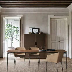 Tavolo rettangolare Liuto Rovere di Giuseppe Bavuso*Alivar