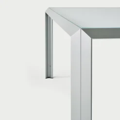 Tavolo rettangolare T-Table in alluminio e vetro*Baleri Italia Best