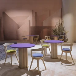 Tavolo rotondo Flo di Lorenza Bozzoli*Fratelli Boffi Best