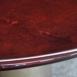 Tavolo rotondo in pelle di capra*Extroverso Outlet