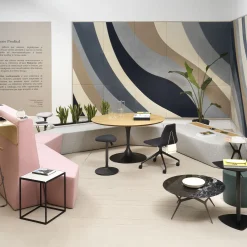 Tavolo rotondo Itavolo con piano in legno*Sitia