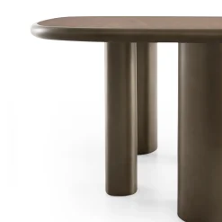 Tavolo Sequoia in Bronzo Ossidato e Noce Canaletto*Morica Design Outlet