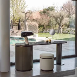 Tavolo Vanity Loop con piano in marmo*ReDéco