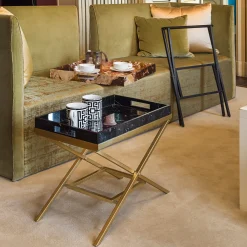 Tavolo vassoio in marmo Vaniteux Veridique di SONJA VIZZINI*Budri Outlet