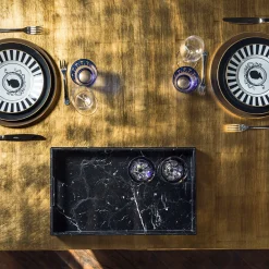 Tavolo vassoio in marmo Vaniteux Veridique di SONJA VIZZINI*Budri Outlet