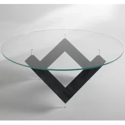 Tavolo W con piano in vetro*Albedo Online