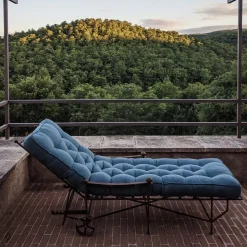 The Classic Garden Blue Chaise Longue*B.B. for Reschio Outlet
