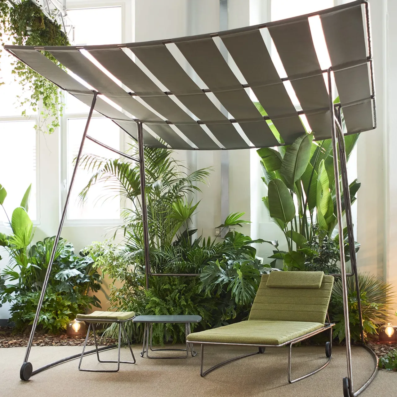 Tipo Letto solare verde di Stormo Studio*Dante Negro Outlet