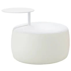TOMMY piccolo pouf bianco CON tavolino di Basaglia + Rota Nodari*Viganò & C. Online