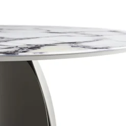 Tulipano Tavolino rotondo Trinity effetto marmo*Morica Design New