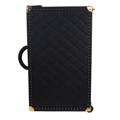 Valigia Regale trapuntata piccola nera*Terrida Online