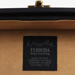 Valigia Regale trapuntata piccola nera*Terrida Online