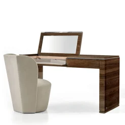 Vanity Crystal in Noce Canaletto Lucido*Franco Bianchini