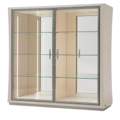 Vetrina Pearl a 2 Ante in Sicomoro*Franco Bianchini Hot