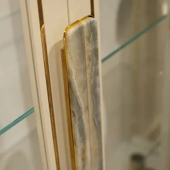 Vetrina Unique in Legno Capuccino Perlato e Vetro*ReDéco Online