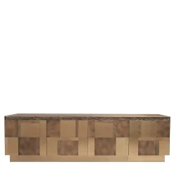 Zahara Sideboard in Acciaio Marrone Patchwork*Visionnaire Discount